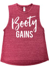 Booty Gains Women&#39;s Muscle Tank