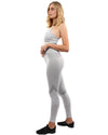 Seamless Leggings &amp; Sports Bra Set - Grey