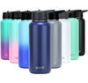 DRINCO® 32oz Stainless Steel Water Bottle (3 lids) - Royal Blue