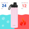 DRINCO® 22oz Stainless Steel Sport Water Bottle - Flamingo Pink