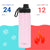 DRINCO® 22oz Stainless Steel Sport Water Bottle - Flamingo Pink