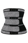 9 Steel Bones Latex Belt Waist Trainer with Hook