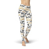 Ho Ho Ho Black and Gold Leggings