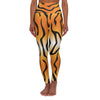 High Waisted Yoga Leggings, Tiger Stripes