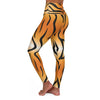 High Waisted Yoga Leggings, Tiger Stripes