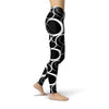 Black and White Circles Leggings