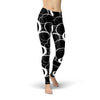 Black and White Circles Leggings