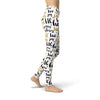 Ho Ho Ho Black and Gold Leggings