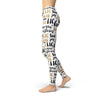 Ho Ho Ho Black and Gold Leggings