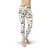 Ho Ho Ho Black and Gold Leggings